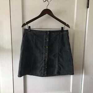 Maurices Gray Corduroy Mini skirt 12